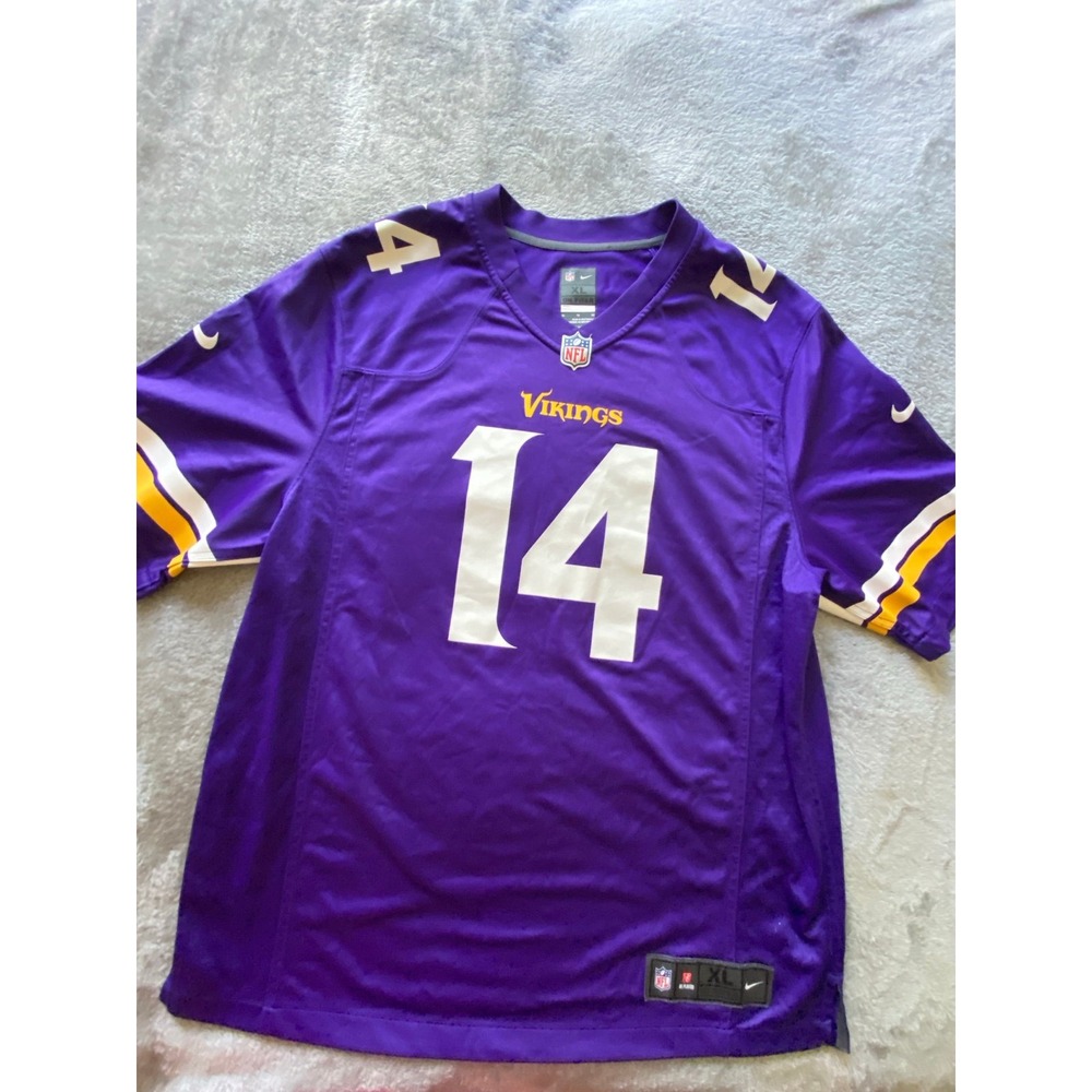 NFL Minnesota Vikings Jersey Diggs 14 Nike XL Sewn Purple Tag SKU1